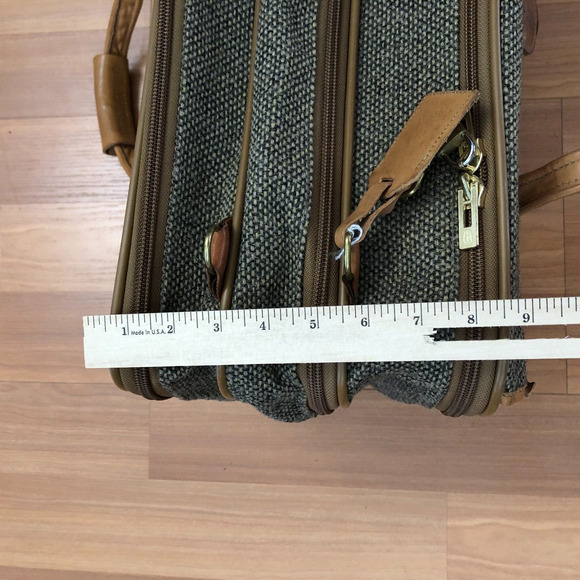 Vintage Hartmann Tweed Tote Walnut 20x12x9 MISSING STRAP - Picture 13 of 16